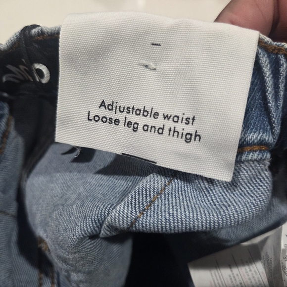 MOLO Girl's ALYNA Medium Blue Chambray Elasticized Waist Cargo Jeans, Sz 7 YRS - Picture 9 of 14